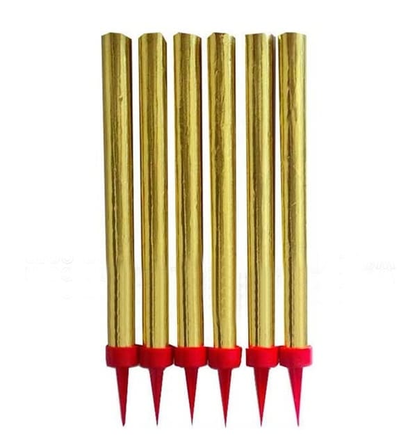 Fontaine à Gâteau 18cm Dorée Set - 6 Pièces