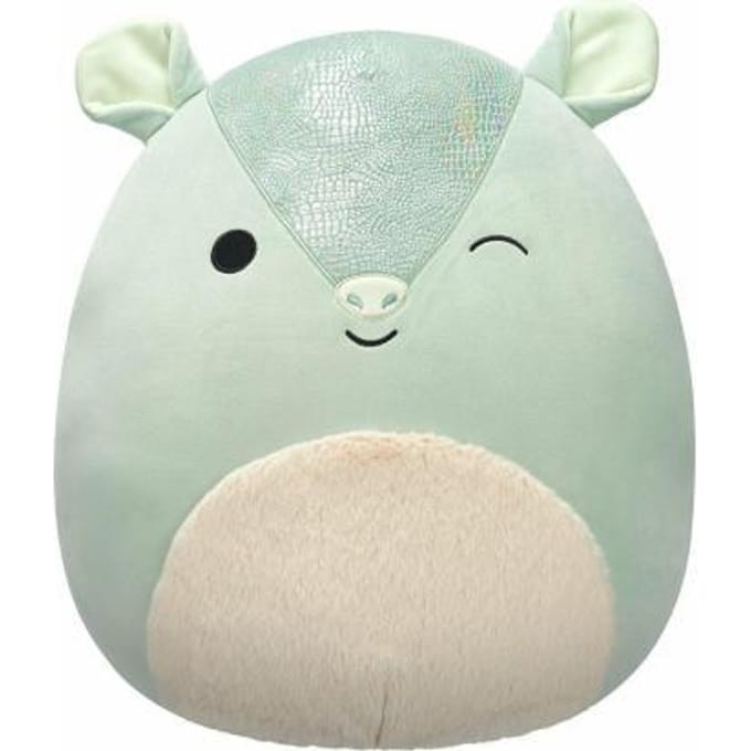 Squishmallows - Arilla - Winking Green Armadillo W/Fuzzy Belly 40cm pluche