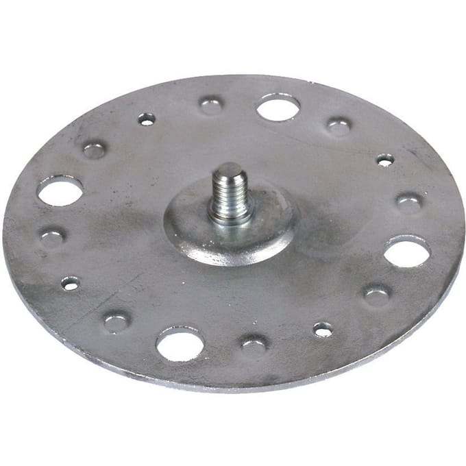 Dehn Bevestigingsplaat D 100mm Met M8 Draadbout En 4 Boringen - 297015