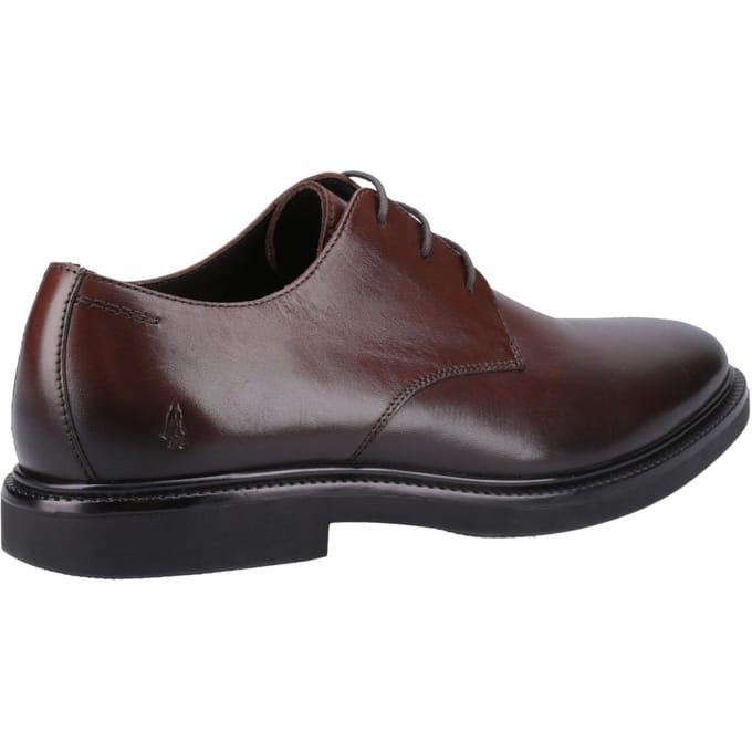 Hush Puppies Kye Leren Herenschoenen Chocolade Veterschoen