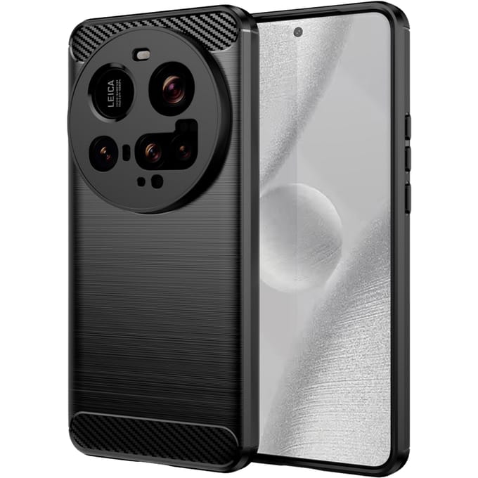 Mocaa Xiaomi 15 Ultra Brushed Hoesje Zwart