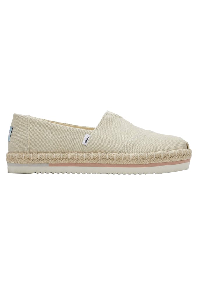 Toms Alpargata Platform Rope Loafers Creme Alpargata Platform Rope
