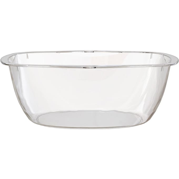 Wastafel Plastic Transparant Waskom Multifunctioneel Gezichtsreiniging Waskom Wasgoed 32.5*20*12cm