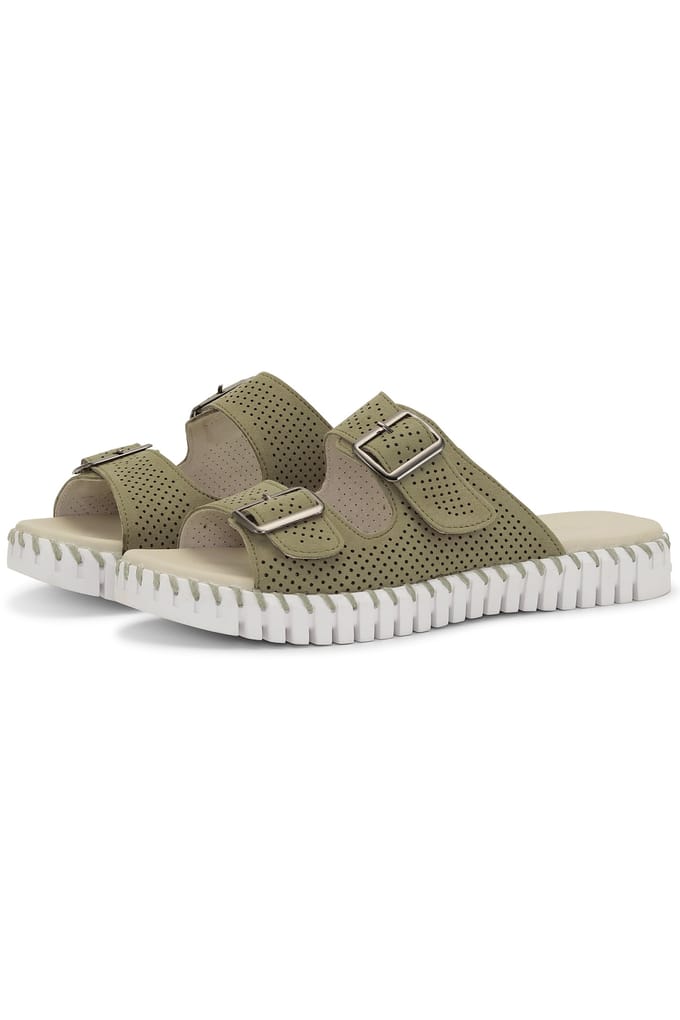 ILSE JACOBSEN HORNBÆK Tulip1176lc Army Taglia: 39 | Infradito Outlet | Donna | Verde