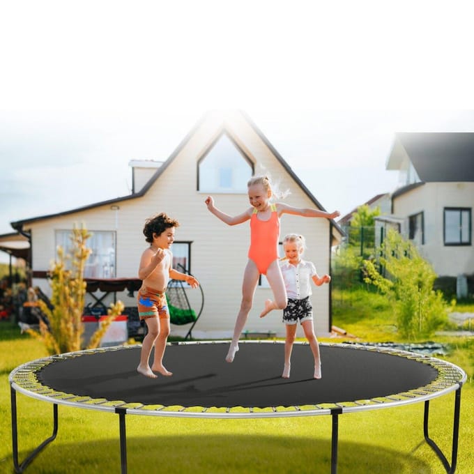 Vervangend Trampoline Mat Geschikt voor 14ft Frame 72 V-Ringen 5.5  Veerveer Lengte