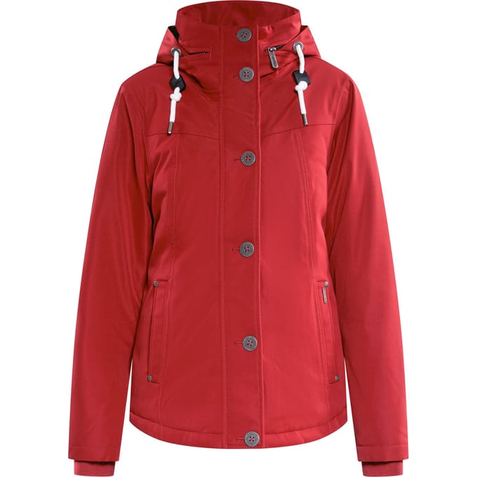 ICEBOUND winterjas Klima Iglo Dames donkerrood