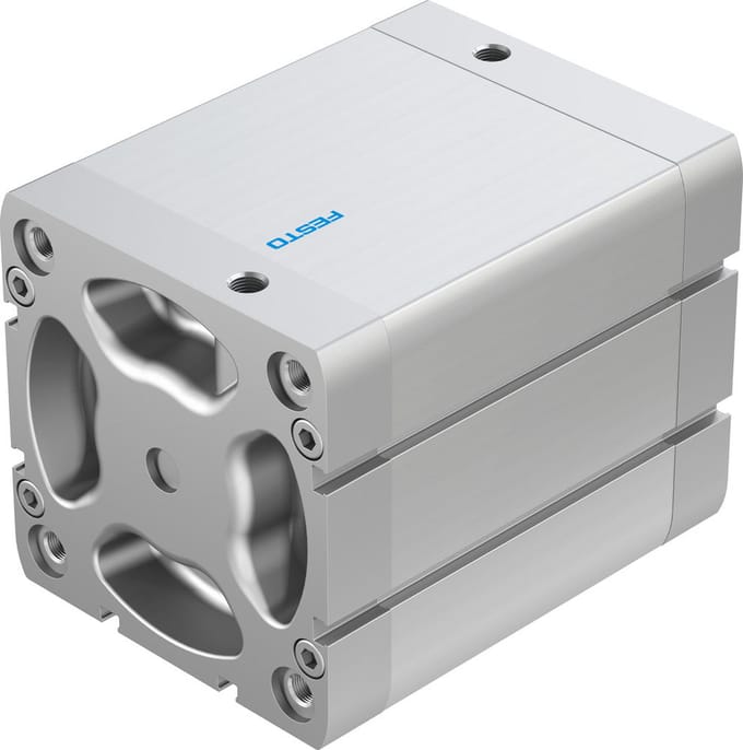 Festo Compacte Cilinder 100mm Boring 80mm Slag ISO 21287 Dubbelwerkend - 577207 - P2BV5