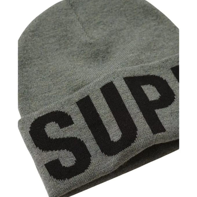 Gebreide muts met logo voor vrouwen Superdry