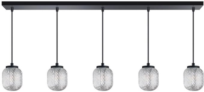 ETH Kristel Hanglamp balk 5x G9