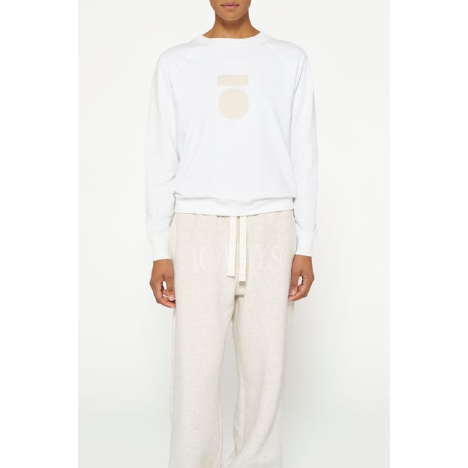 10DAYS The Crew Neck Sweater White Maat: XL | Sweaters Outlet | Dames | Wit