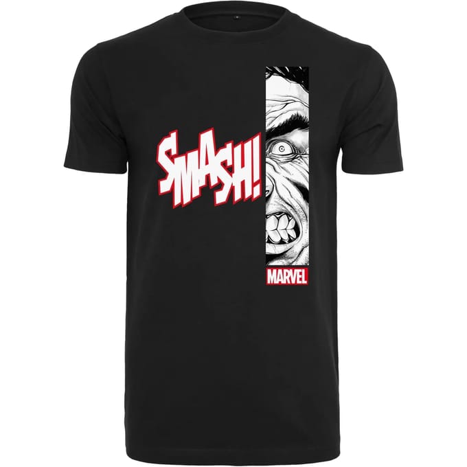 Merchcode The Hulk - Angry Hulk Heren T-shirt - S - Zwart