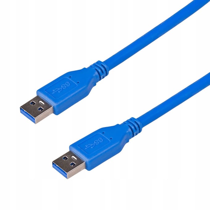 Akyga Usb 3.0-Kabel A(M) - A(M) 1,8 M Voor Pc Met Ondersteuning Voor Hoge Snelheden