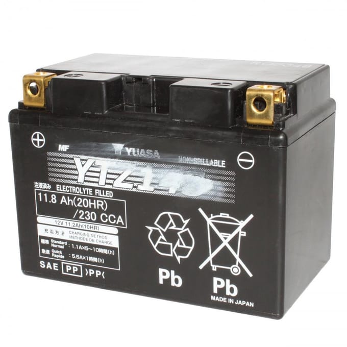 SLA-accu Yuasa voor Motor MASH 440 SIDE FORCE 445 2021 tot 2025 Nieuw