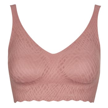 sloggi ZERO Feel Bliss Bralette Dames Beha - Cacao - Maat S