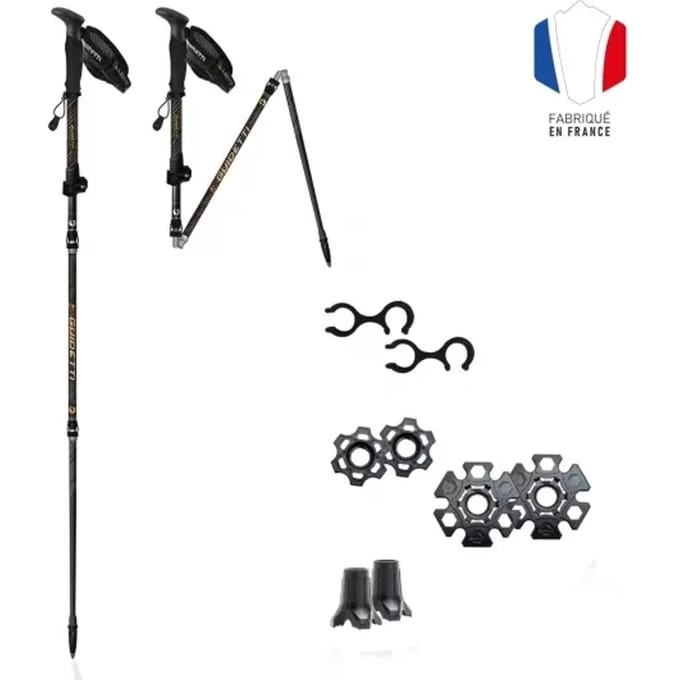Opvouwbare wandelstokken Guidetti Flashlock MK2 (x2)