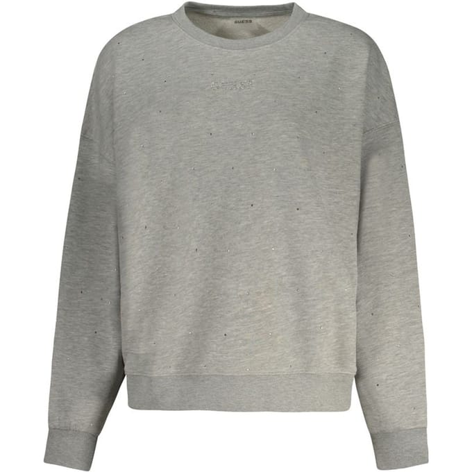 Guess Jeans Grigio Polyester Dames Sweatshirt