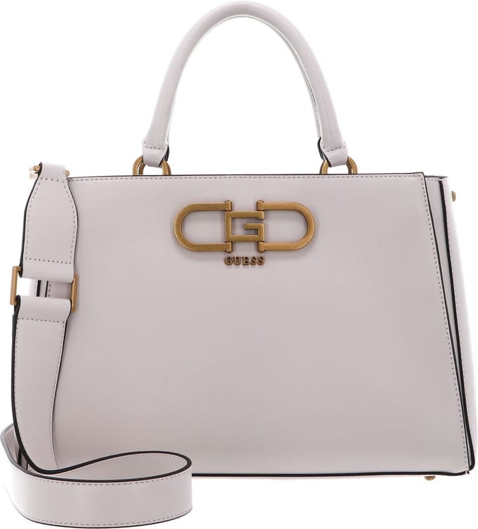 GUESS Schoudertas Handtas Fleet Girlfriend Satchel Stone Roze