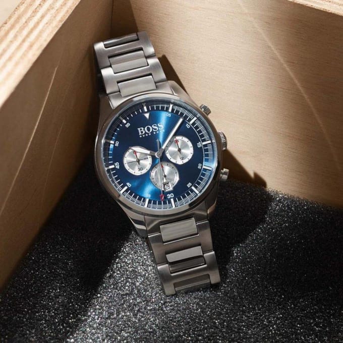 Montre pour homme Hugo Boss 1513713 43 mm bleu