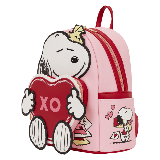 Peanuts Loungefly Mini Backpack Snoopy XO