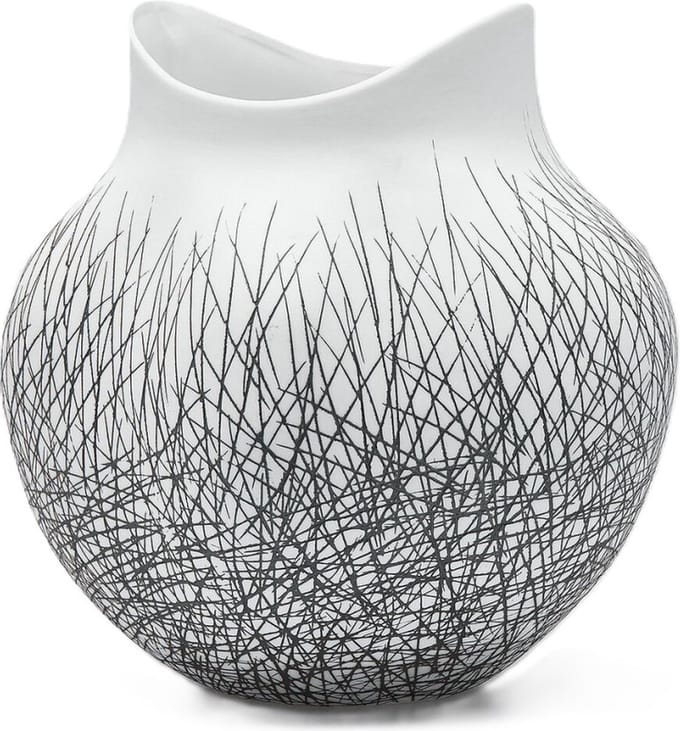 EDG - Vaas - porselein - wit - D35 x H35 cm