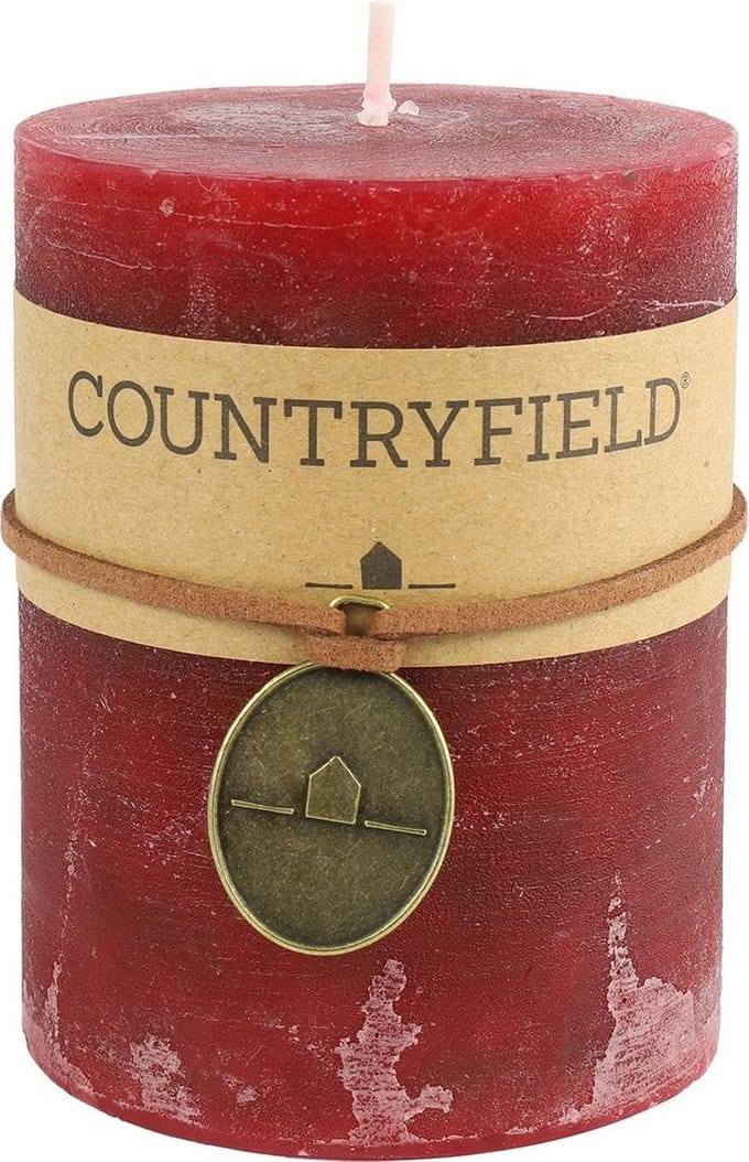 Countryfield Stompkaars Rood Ø7 cm | Hoogte 7,2 cm