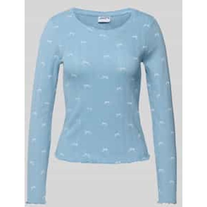 Pyjamabovendeel met ajourpatroon