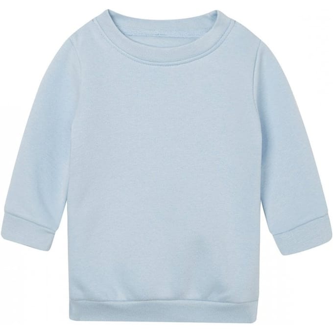 Babybugz Baby Essentieel Effen Sweatshirt (Stofblauw)