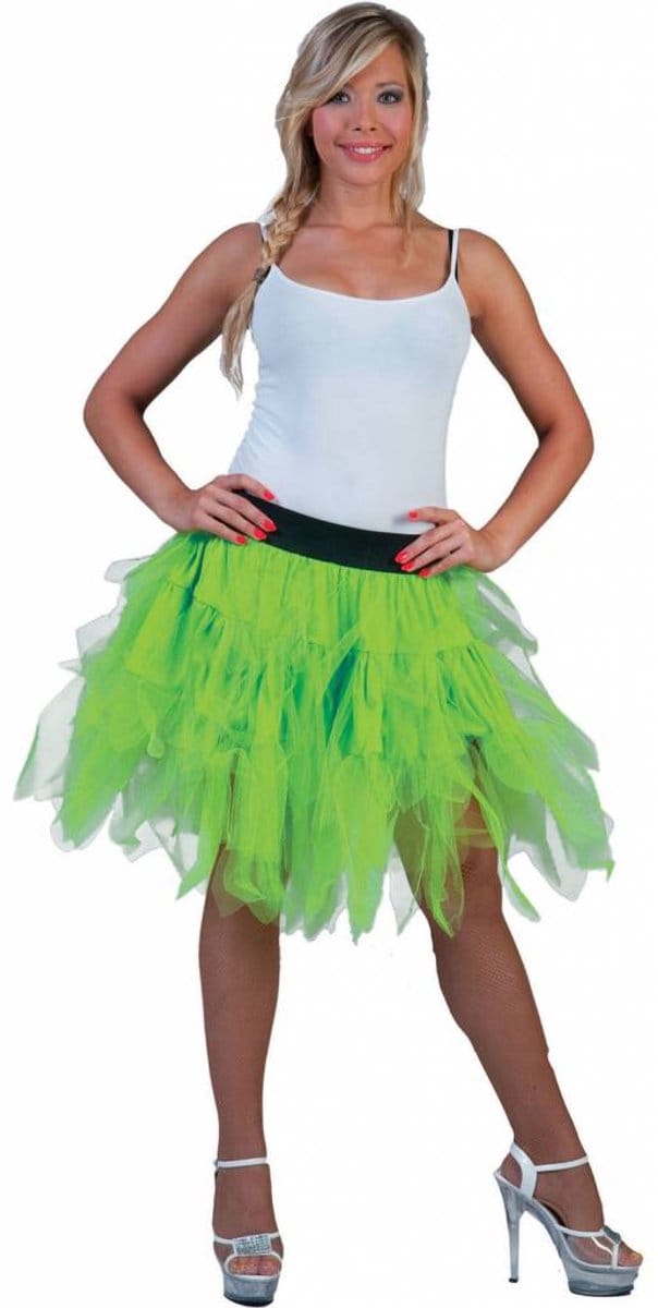 Pettycoat fluo groen | vrouw | one size