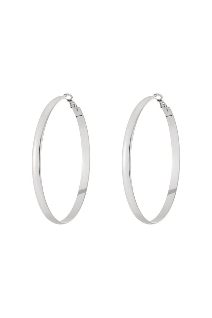 Bijoutheek Oorringen Basic Hoops Lichtgewicht Zilver