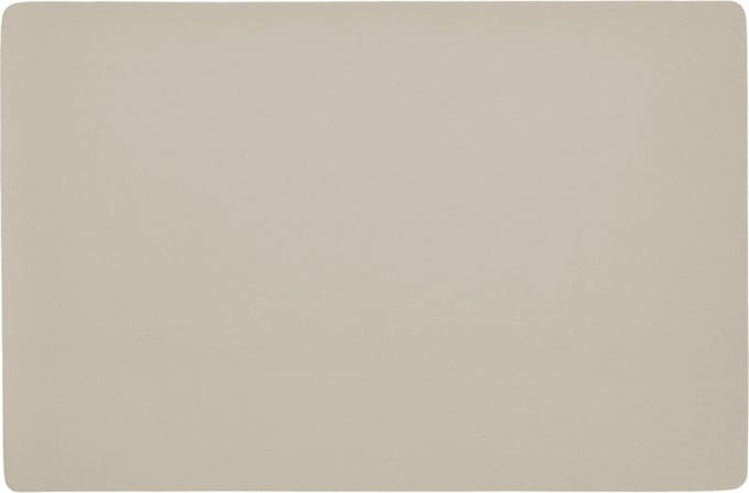 Zeller placemats lederlook - 1x - 45 x 30 cm - creme
