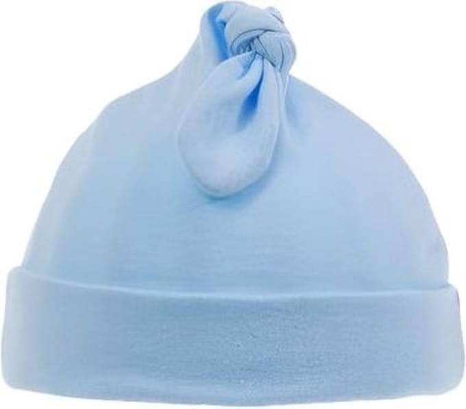 Soft Touch Babymuts Knotty Jongens Katoen Blauw