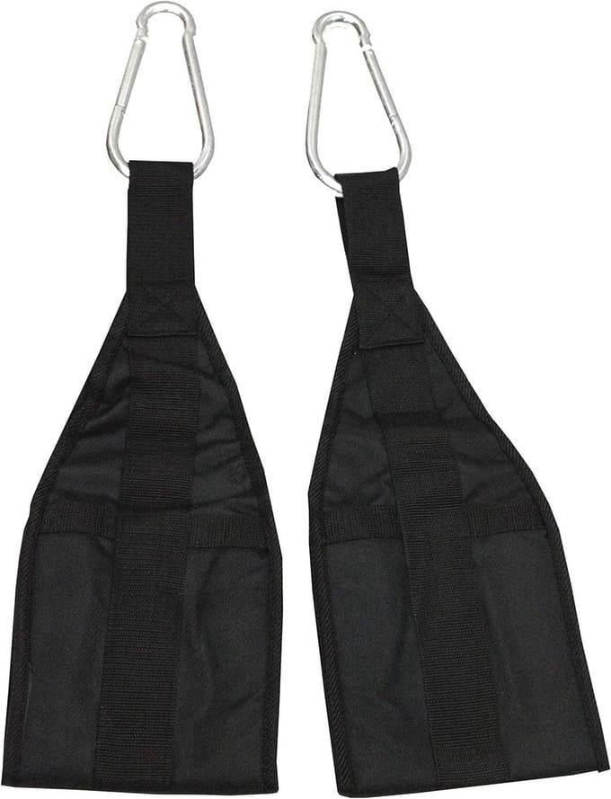 Buiktraining lussen - Ab lussen - Buikspier training - Verstelbare lussen - ca 20 cm breed - Zwart