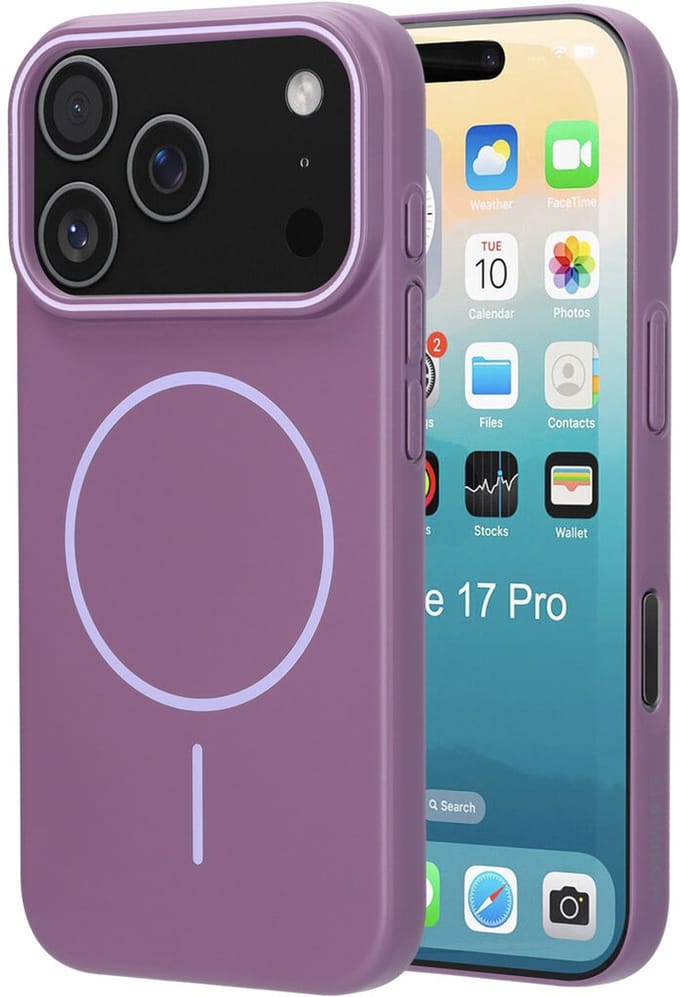 Mobiparts Slim Line Case geschikt voor Apple iPhone 17 Pro - MagSafe Imperial - Paars