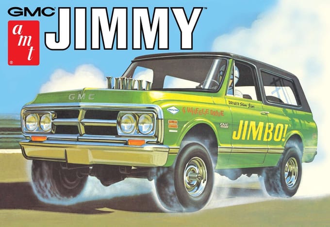 AMT Modelbouwpakket Militaire voertuigen - 1219 GMC Jimmy Car Plastic - 1:25 - Modelbouw