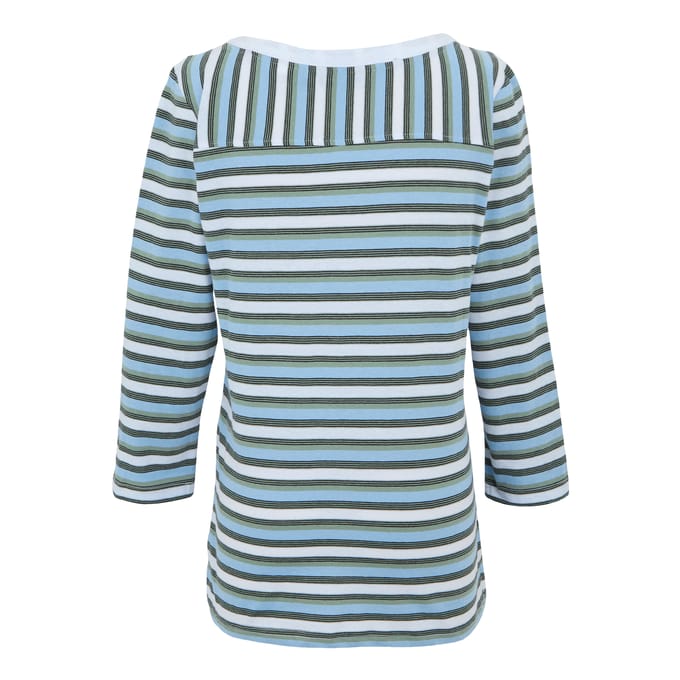 Regatta Dames/Dames Baylette II Gestreept T-shirt (Wit)