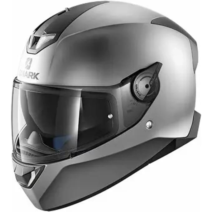 SHARK SKWAL 2.2 BLANK Motorhelm integraalhelm Mat Antraciet Mat - Maat XL