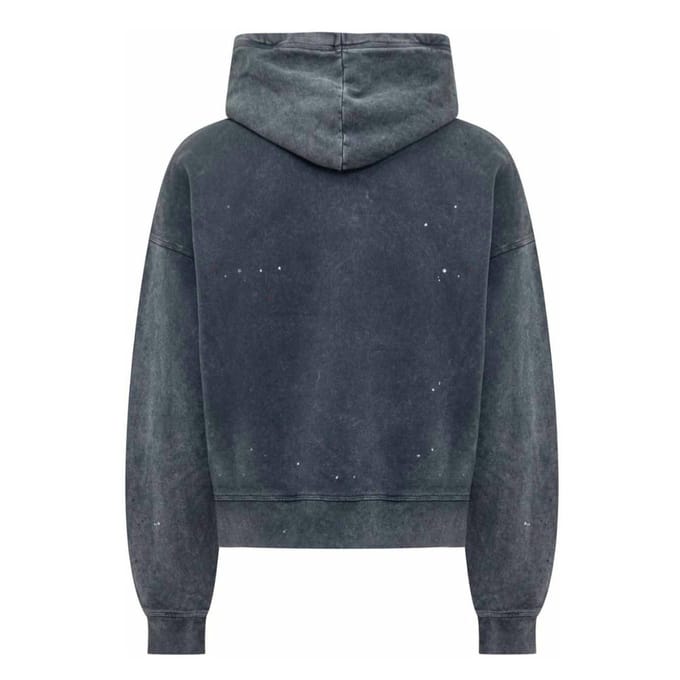 Dsquared2 Bros Est 1964 Logo Distressed Cypro Navy Blue Hoodie