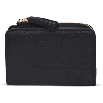COCCINELLE Leren Portemonnee Tassel Wallet Noir Zwart