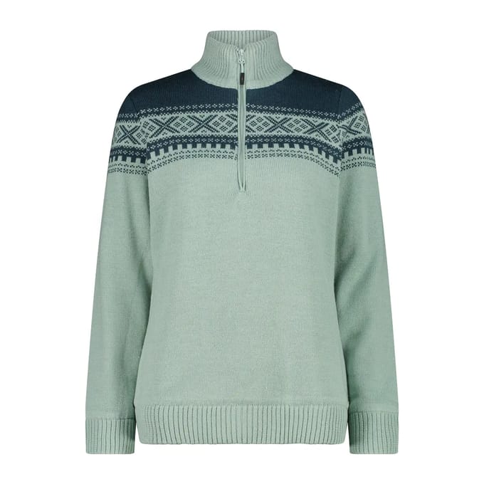 Pull 1/2 zip in brei vrouw CMP