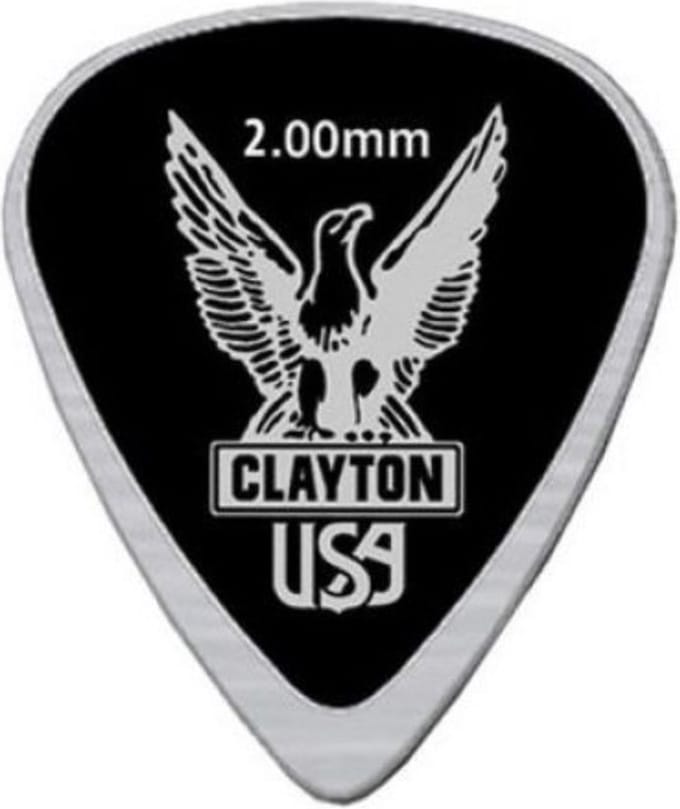 Clayton - ZZ-Zinc - standaard plectrum 2.00 mm 1 pack