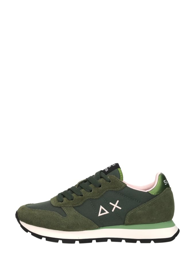 Sun68 Ally Solid Nylon Sneakers - Dames - Groen - Maat 41