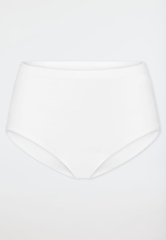 SCHIESSER Invisible Soft dames maxi slip (1-pack) - wit