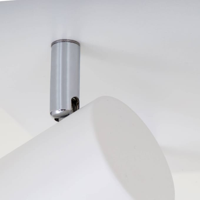 BRILONER RUN - Plafondspot - opbouwspots met 2-lichts - draaibaar - plafondlamp - GU10 - max. 40 Watt - wit