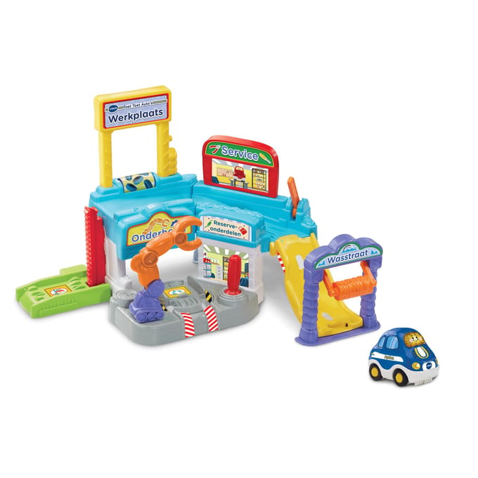 VTech Toet Toet Auto's - Werkplaats - Interactief Speelgoed - Inclusief Ayden Auto - Speelgoed vanaf 1 jaar en ouder
