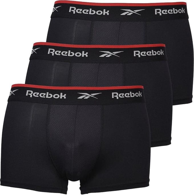 Reebok - Redgrave 3-pack - Heren Boxershort - Maat L - Zwart
