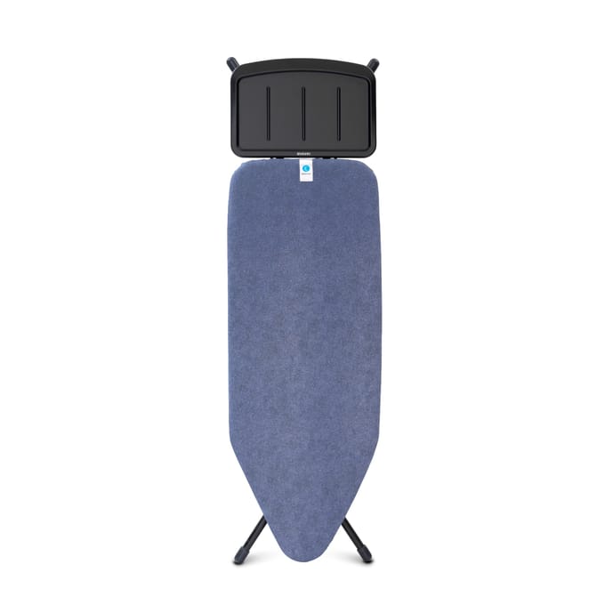 Brabantia Strijkplank C - met Stoomunithouder - 124 x 45 cm - Denim Blue