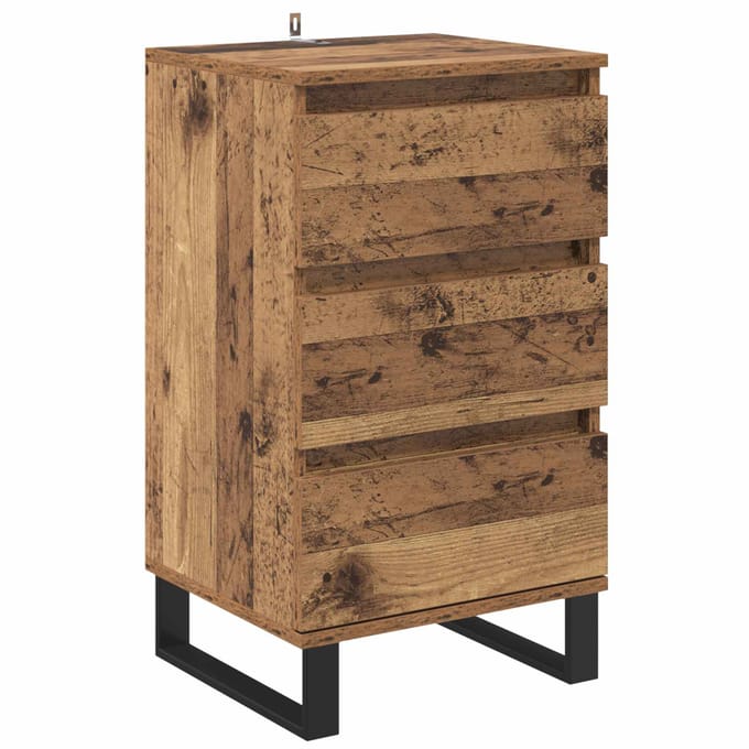 vidaXL - Dressoir - Oud - hout - Bewerkt - hout