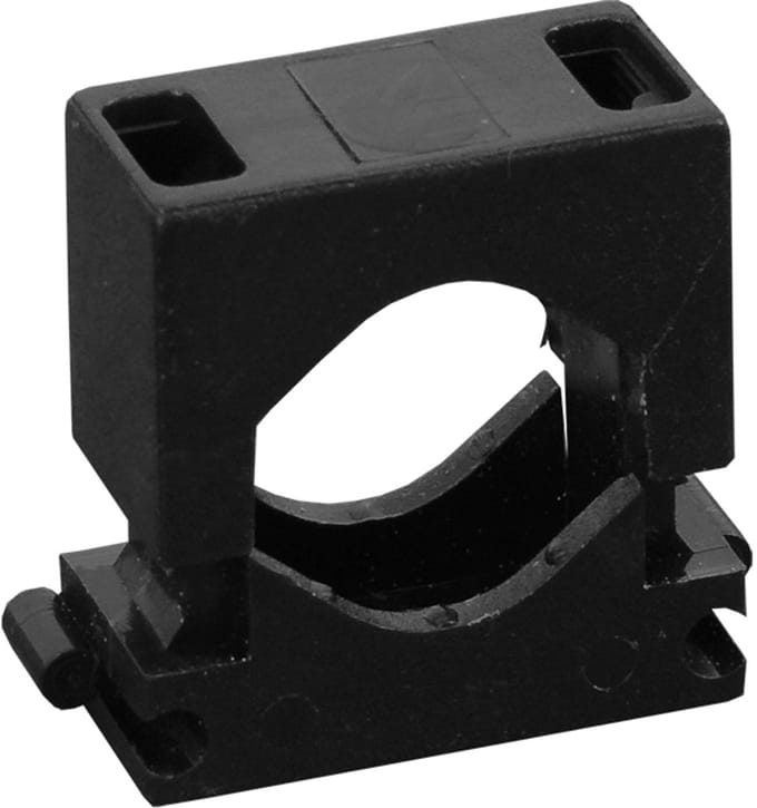 ELEKTRO-PLAST OPATÓWEK - Montagerklem - Zwart - Max 24 mm - 50 stuks