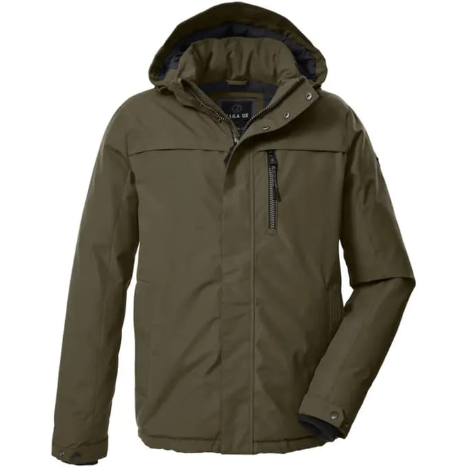 Killtec heren winterjas - functioneel - 43583 - bruin - maat XL