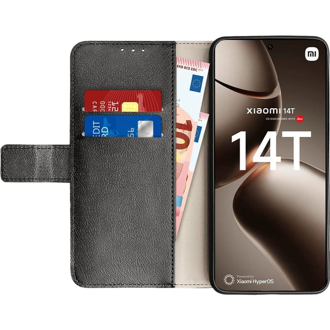 Just in Case Xiaomi 14T Portemonnee Hoesje Zwart